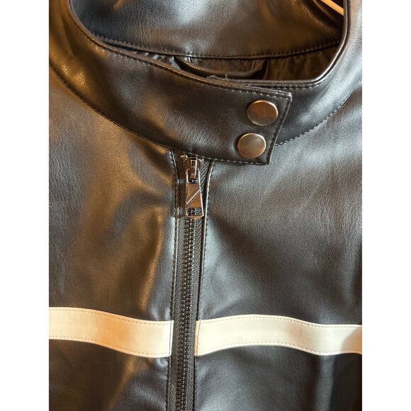 Refuge Moto Style Faux Leather Jacket - Picture 2 of 5
